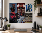 Virat Kohli Wall Art | Set of 6 A5 Posters