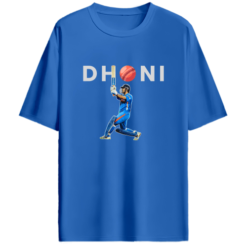 Dhoni - Unisex Oversized Tshirt - FrameTheGame
