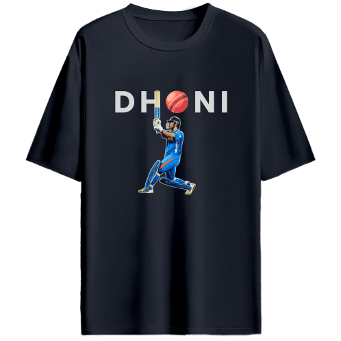 Dhoni - Unisex Oversized Tshirt - FrameTheGame