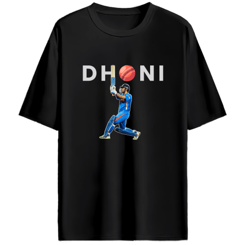 Dhoni - Unisex Oversized Tshirt - FrameTheGame