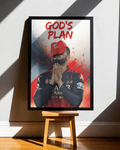 God's plan - Framed Poster - FrameTheGame