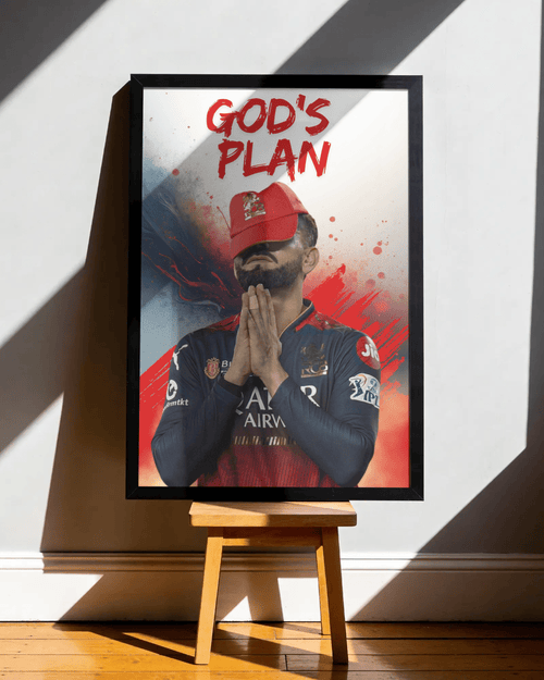 God's plan - Framed Poster - FrameTheGame