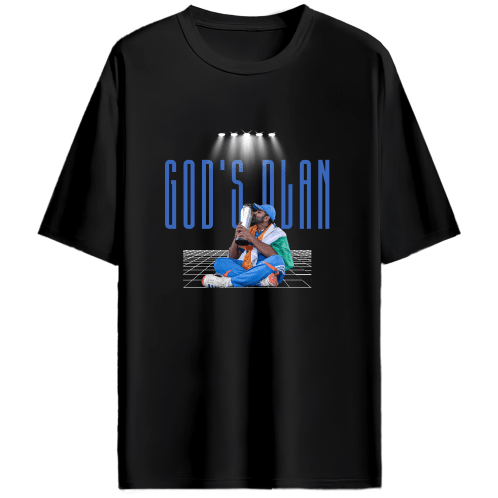 God's Plan Rohit - Unisex Oversized Tshirt - FrameTheGame