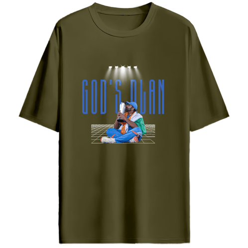 God's Plan Rohit - Unisex Oversized Tshirt - FrameTheGame