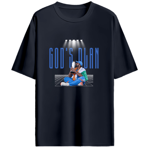 God's Plan Rohit - Unisex Oversized Tshirt - FrameTheGame