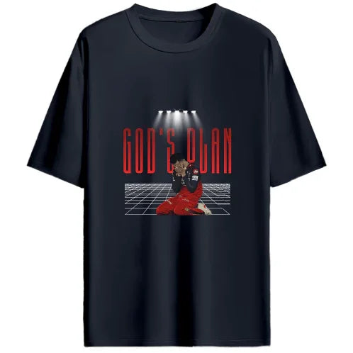 God's plan - Unisex Oversized T shirt - FrameTheGame