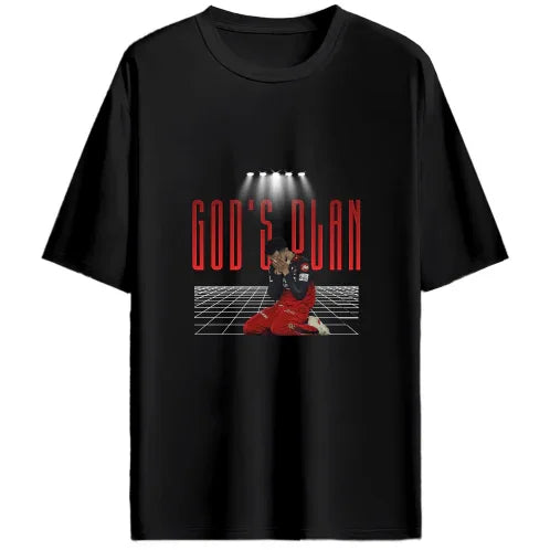 God's plan - Unisex Oversized T shirt - FrameTheGame