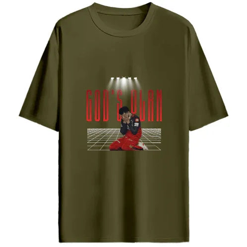 God's plan - Unisex Oversized T shirt - FrameTheGame