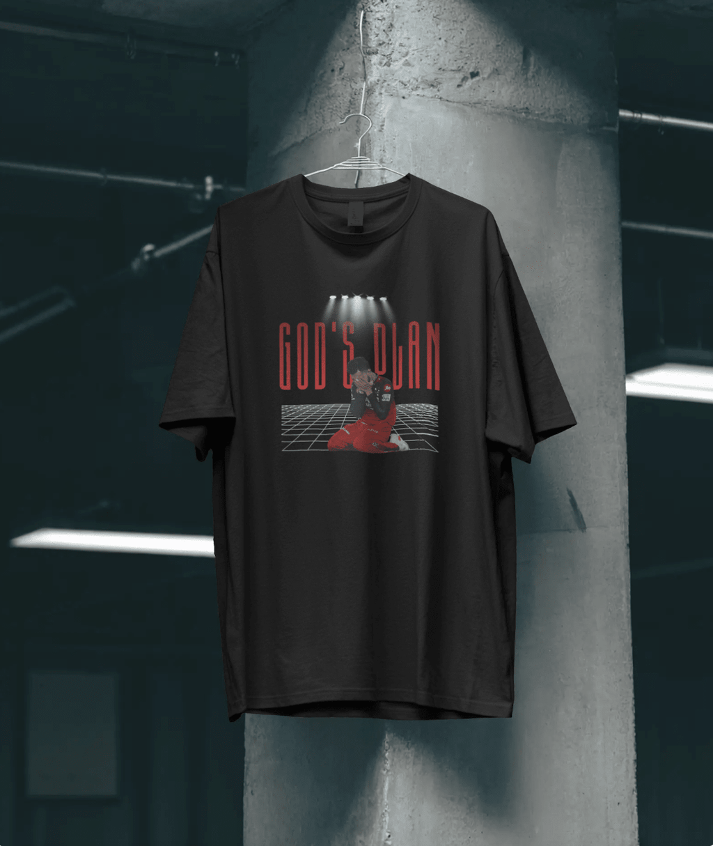 God's plan - Unisex Oversized T shirt - FrameTheGame