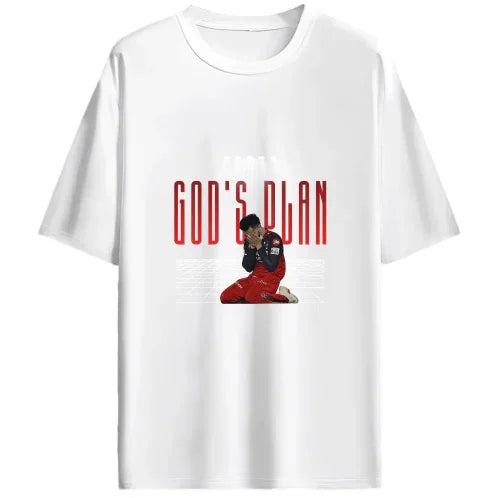 God's plan - Unisex Oversized T shirt - FrameTheGame