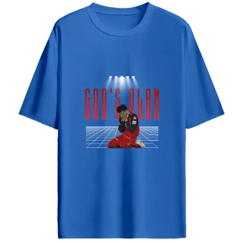 God's plan - Unisex Oversized T shirt - FrameTheGame