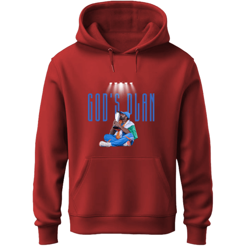Gods plan x 45 - (Front & Back) Unisex Hoodie - FrameTheGame