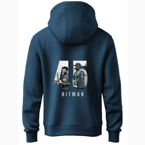 Gods plan x 45 - (Front & Back) Unisex Hoodie - FrameTheGame