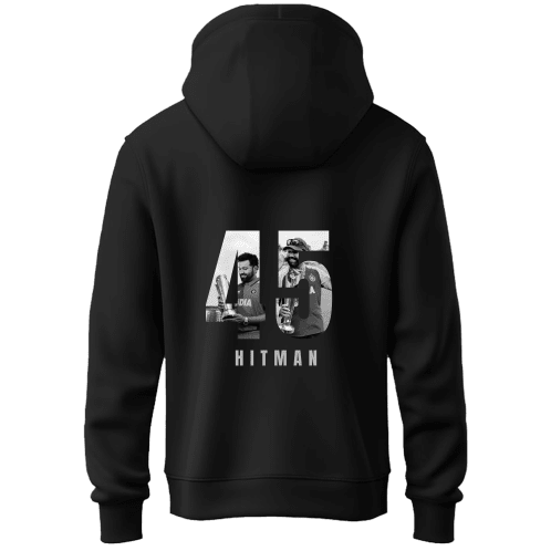 Gods plan x 45 - (Front & Back) Unisex Hoodie - FrameTheGame