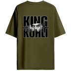 King Kohli (Back) - Unisex Oversized Tshirt - FrameTheGame