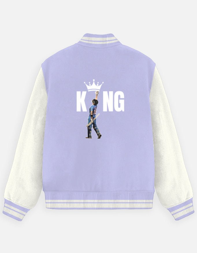 King - Unisex Varsity Jacket - FrameTheGame