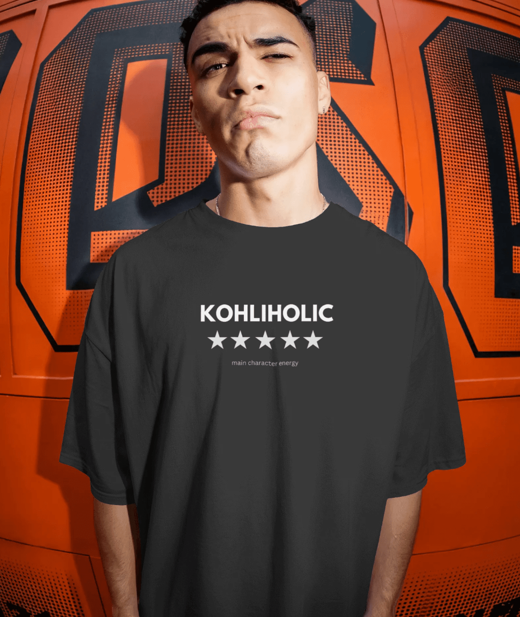 KohliHolic - Unisex Oversized Tshirt - FrameTheGame