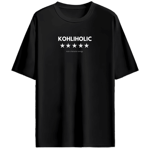KohliHolic - Unisex Oversized Tshirt - FrameTheGame