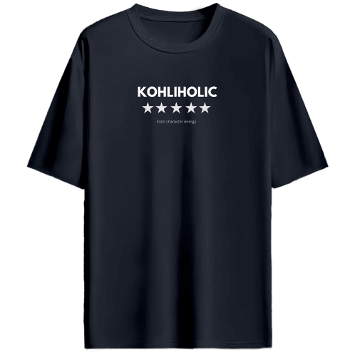 KohliHolic - Unisex Oversized Tshirt - FrameTheGame