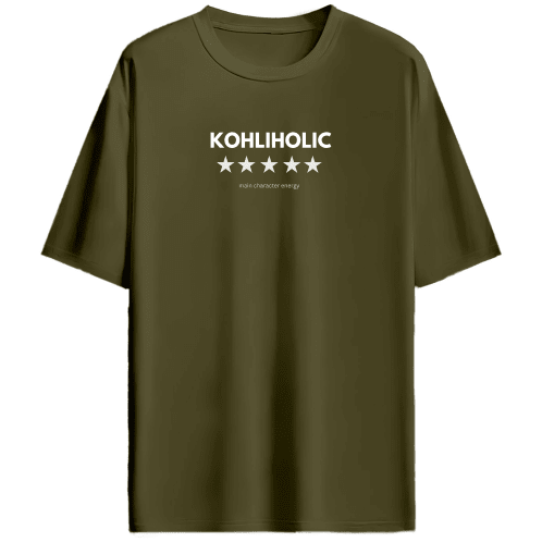 KohliHolic - Unisex Oversized Tshirt - FrameTheGame