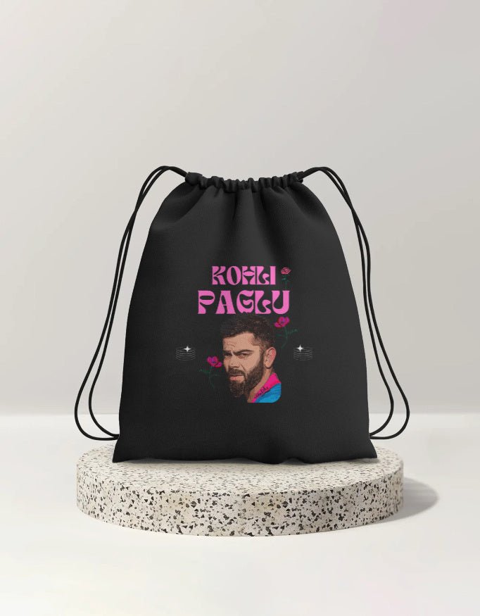 KohliPaglu - Drawstring Bag - FrameTheGame