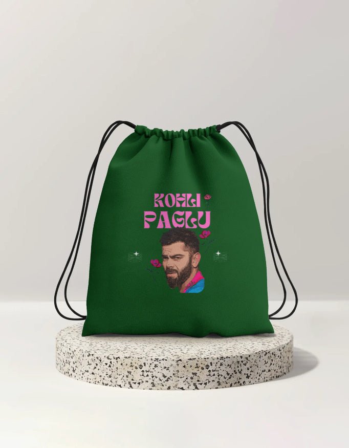 KohliPaglu - Drawstring Bag - FrameTheGame