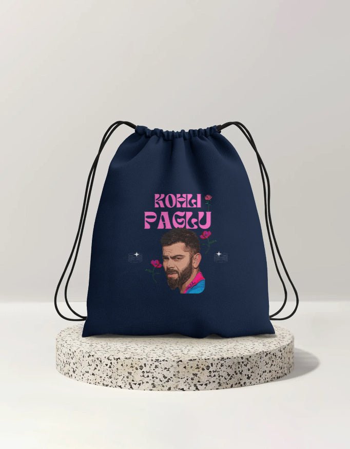 KohliPaglu - Drawstring Bag - FrameTheGame