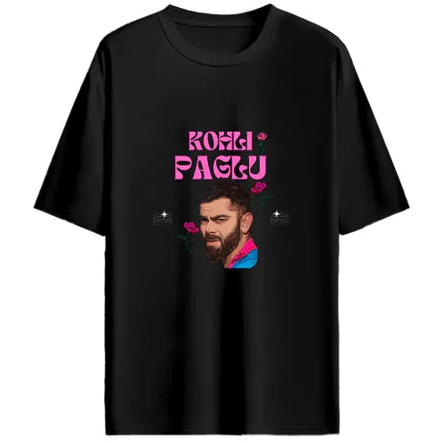 KohliPaglu - Unisex Oversized T shirt - FrameTheGame