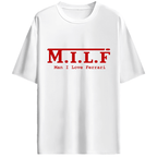 MILF x Leclerc - Unisex Oversized Tshirt - FrameTheGame