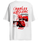 MILF x Leclerc - Unisex Oversized Tshirt - FrameTheGame