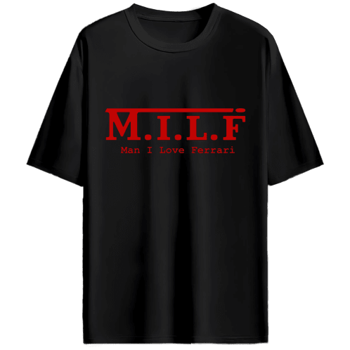 MILF x Leclerc - Unisex Oversized Tshirt - FrameTheGame