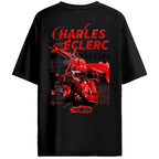 MILF x Leclerc - Unisex Oversized Tshirt - FrameTheGame