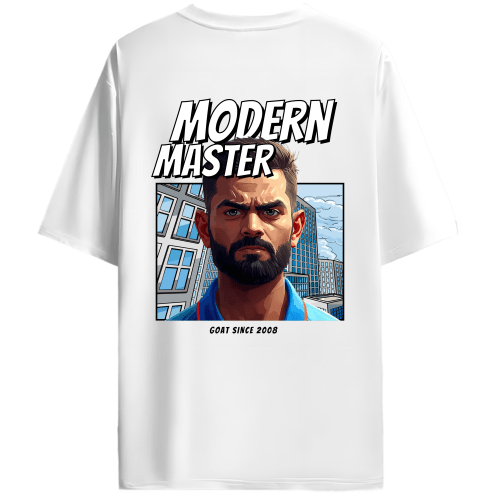 Modern Master (On Back) - Unisex Oversized Tshirt - FrameTheGame