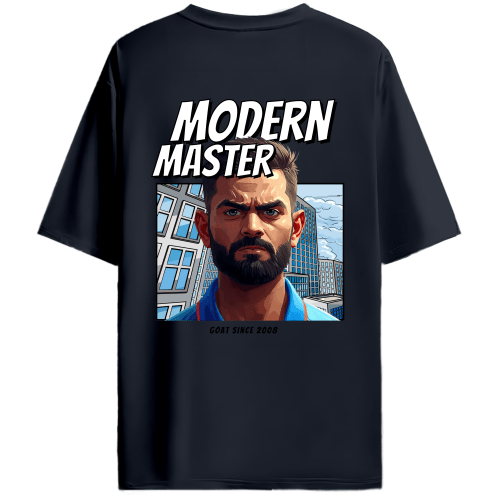 Modern Master (On Back) - Unisex Oversized Tshirt - FrameTheGame