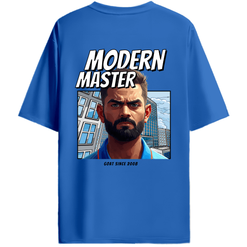 Modern Master (On Back) - Unisex Oversized Tshirt - FrameTheGame
