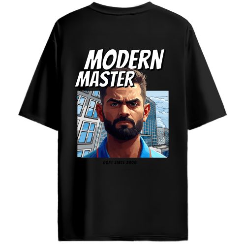 Modern Master (On Back) - Unisex Oversized Tshirt - FrameTheGame