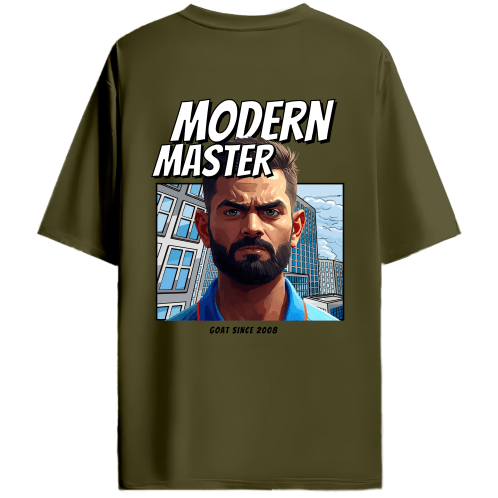 Modern Master (On Back) - Unisex Oversized Tshirt - FrameTheGame