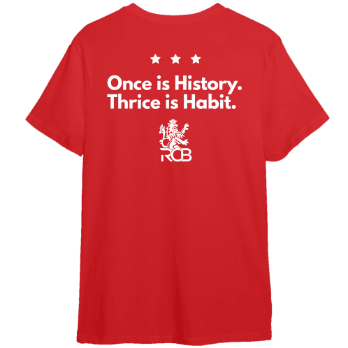 RCB Champions - Unisex Regular Tshirt - FrameTheGame