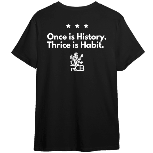 RCB Champions - Unisex Regular Tshirt - FrameTheGame