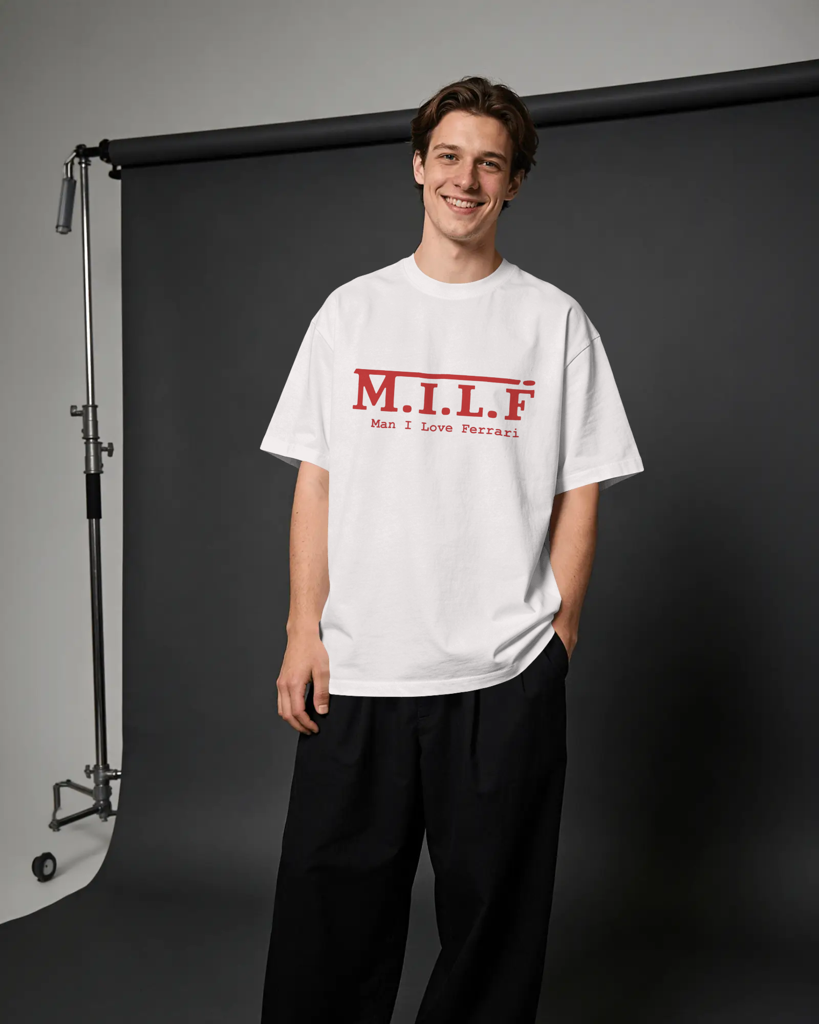 MILF x Leclerc - Unisex Oversized Tshirt