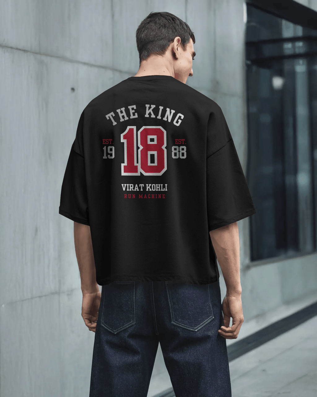 The KING 1988 - Unisex Oversized Tee - FrameTheGame