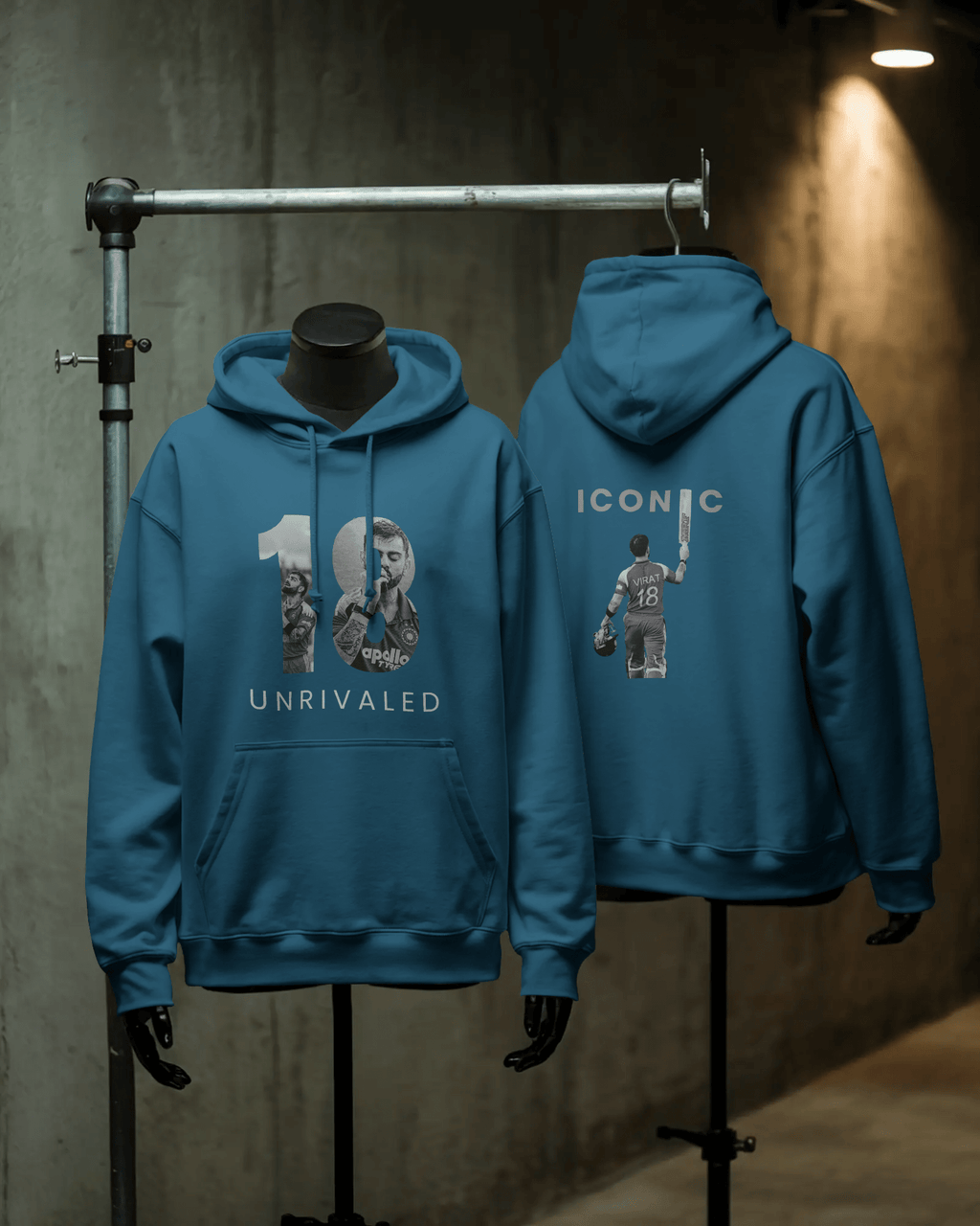 Unrivaled x Iconic - (Front and Back) Unisex Hoodie - FrameTheGame