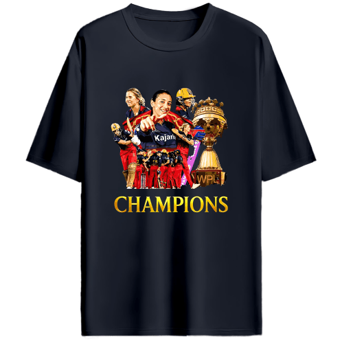 WPL Champions - Unisex Oversized T shirt (Add to Cart & get for 649) - FrameTheGame