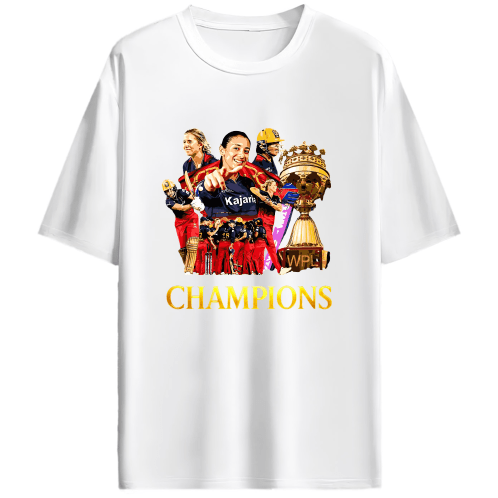 WPL Champions - Unisex Oversized T shirt (Add to Cart & get for 649) - FrameTheGame