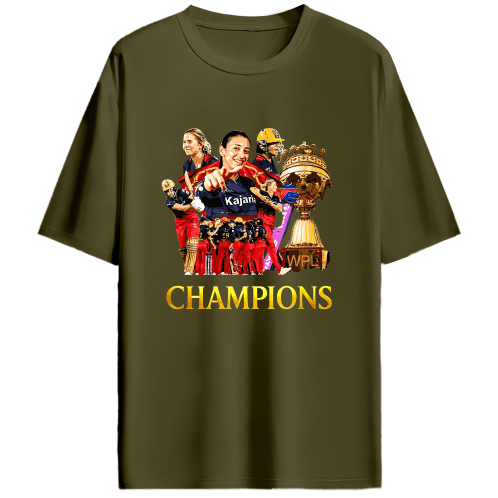 WPL Champions - Unisex Oversized T shirt (Add to Cart & get for 649) - FrameTheGame