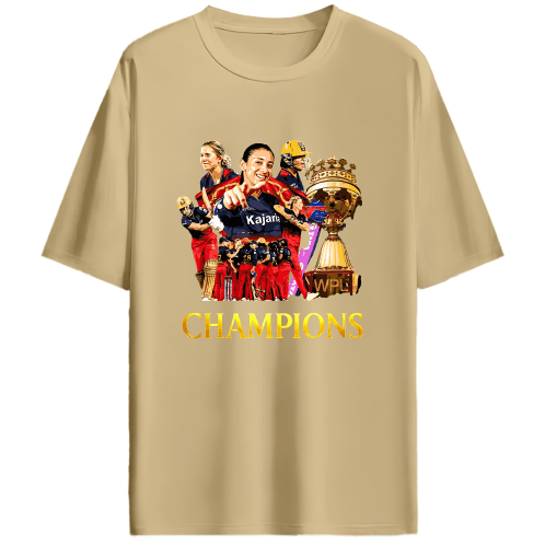 WPL Champions - Unisex Oversized T shirt (Add to Cart & get for 649) - FrameTheGame